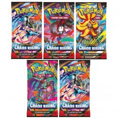 Pokemon Cards - Mega Evolution Chaos Rising - BOOSTER PACKS [5 Pack Lot]
