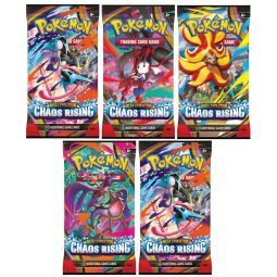 Pokemon Cards - Mega Evolution Chaos Rising - BOOSTER PACKS [5 Pack Lot]