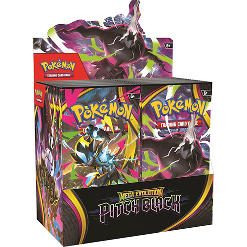 Pokemon Cards - Mega Evolution Pitch Black - BOOSTER BOX [36 Packs]
