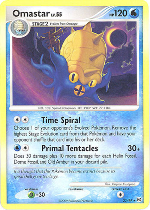 Pokemon Card - Arceus 23/99 - OMASTAR Lv.55 (rare): BBToyStore.com