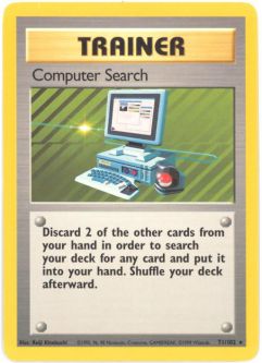 Pokemon Card - Base 71/102 - COMPUTER SEARCH (rare)