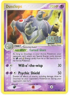 Pokemon Card - Crystal Guardians 17/100 - DUSCLOPS (reverse holo)
