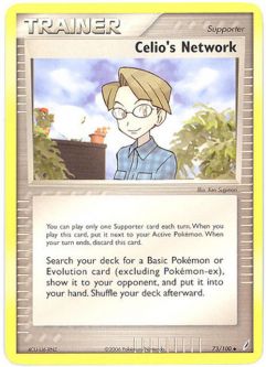 Pokemon Card - Crystal Guardians 73/100 - CELIO'S NETWORK (uncommon)
