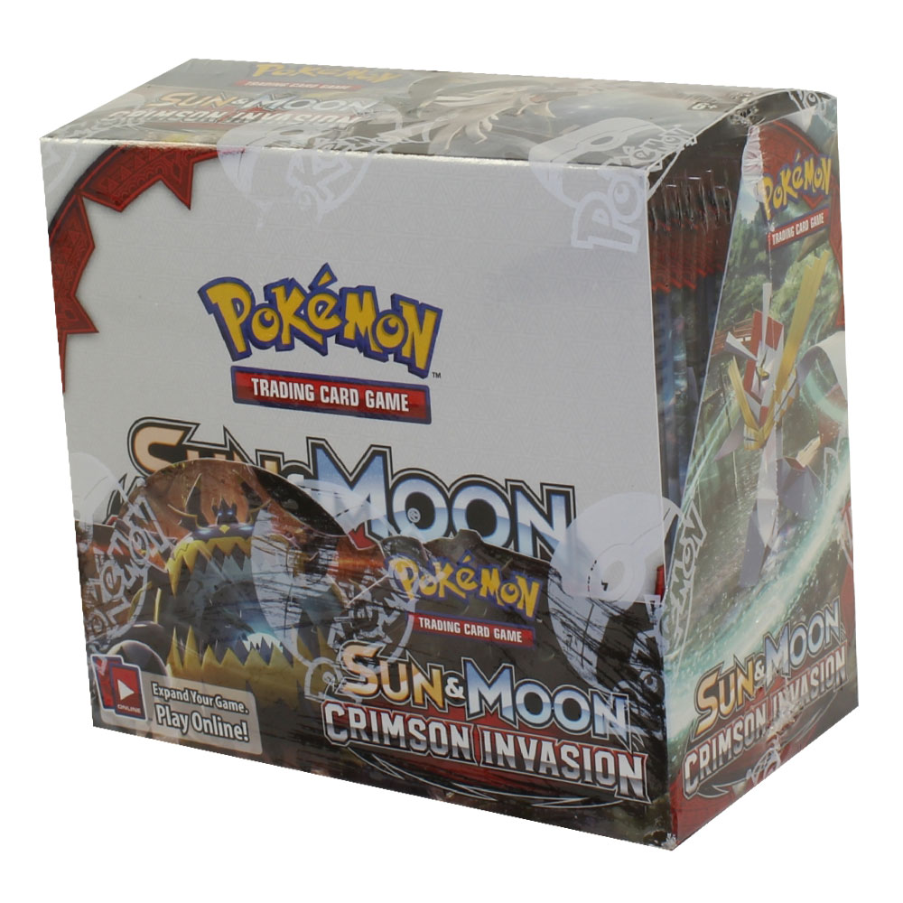 Pokemon Cards - Sun & Moon Crimson Invasion - Booster Box (36 Packs)