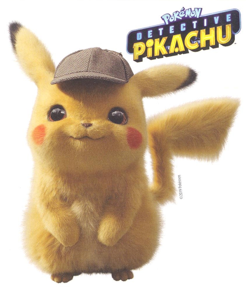 Pokemon - New Detective Pikachu Movie STICKER 5 x 4.5 inches 