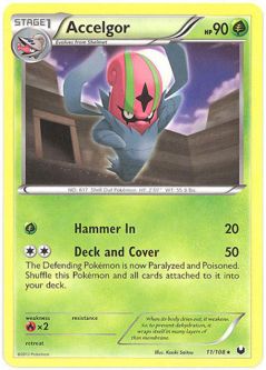 Pokemon Card - Dark Explorers 11/108 - ACCELGOR (rare)