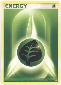 Pokemon Card - GRASS ENERGY (green)