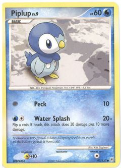 Pokemon Card - Diamond & Pearl 93/130 - PIPLUP Lv.9 (common)