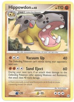 Pokemon Card - Diamond & Pearl 29/130 - HIPPOWDON (rare)