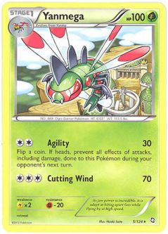 Pokemon Card - Dragons Exalted 5/124 - YANMEGA (rare)