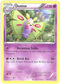 Pokemon Card - Dragons Exalted 47/124 - DUSTOX (rare)