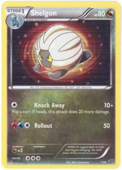 Pokemon Card - Dragon Vault 7/20 - SHELGON (holo-foil)