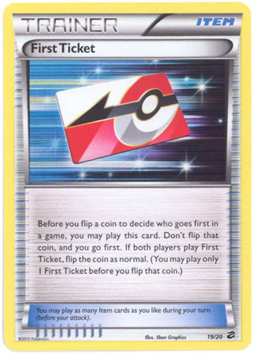 Pokemon Card - Dragon Vault 19/20 - FIRST TICKET (holo-foil)