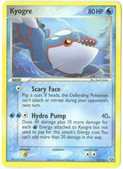 Pokemon Card - Emerald 15/106 - KYOGRE (rare)