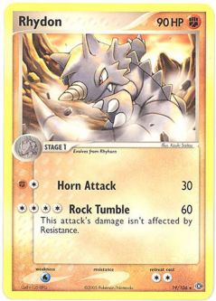 Pokemon Card - Emerald 19/106 - RHYDON (rare)