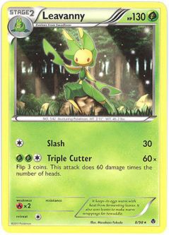 Pokemon Card - Emerging Powers 8/98 - LEAVANNY (rare)