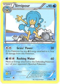 Pokemon Card - Emerging Powers 23/98 - SIMIPOUR (rare)