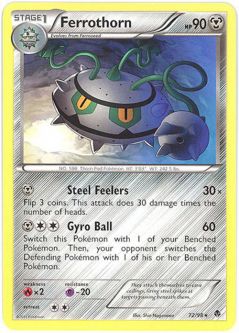 Pokemon Card - Emerging Powers 72/98 - FERROTHORN (rare)