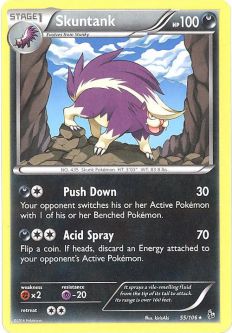 Pokemon Card - XY: Flashfire 55/106 - SKUNTANK (rare)