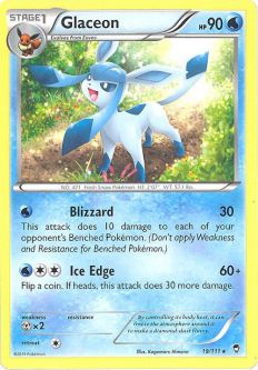 Pokemon Card - XY Furious Fists 19/111 - GLACEON (rare)
