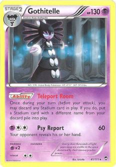 Pokemon Card - XY: Furious Fists 41/111 - GOTHITELLE (rare)