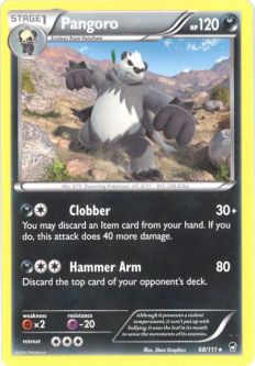 Pokemon Card - XY: Furious Fists 68/111 - PANGORO (rare)