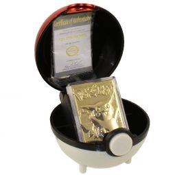 Pokemon Toys - Burger King Gold-Plated Trading Card - PIKACHU #025 (Pokeball & Gold Card - Loose) Pokemon Toys - Burger King Gold-Plated Trading Card - PIKACHU #025 (Pokeball & Gold Card - Loose)