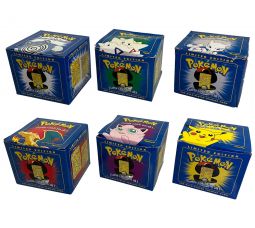 Pokemon Toys - Burger King Gold-Plated Trading Card - SET OF 6 (Pokeballs, Cards & New Boxes)