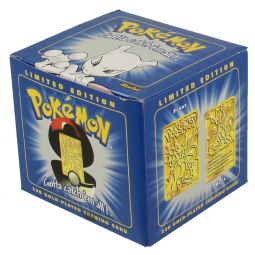 Pokemon Toys - Burger King Gold-Plated Trading Card - MEWTWO #150 (Pokeball, Card &  Opened Box)