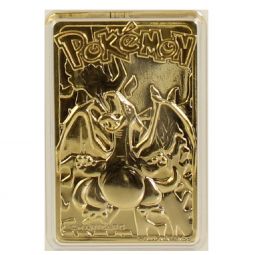 Pokemon Toys - Burger King Gold-Plated Trading Card - CHARIZARD #006 (Gold Card Only)