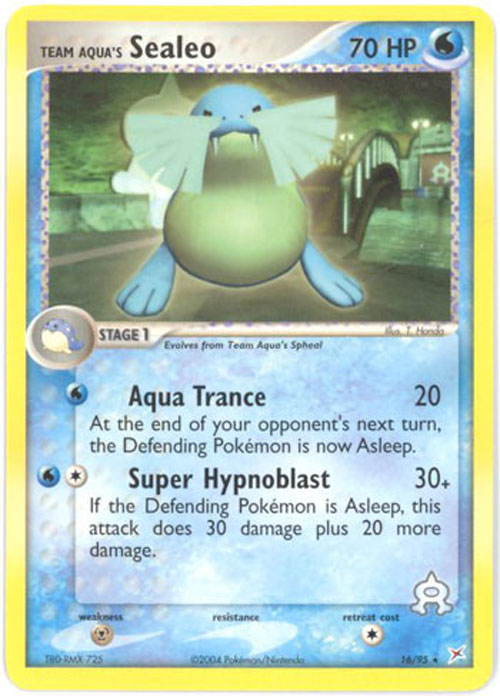 Pokemon Card - Team Magma Team Aqua 16/95 - TEAM AQUA'S 