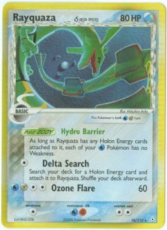 Pokemon Card - Holon Phantoms 16/110 - RAYQUAZA (holo-foil)