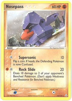 Pokemon Card - Holon Phantoms 25/110 - NOSEPASS (rare)