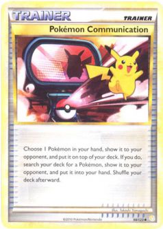 Pokemon Card - Heart Gold Soul Silver 98/123 - POKEMON COMMUNICATION (uncommon)