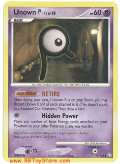 Pokemon Card - Legends Awakened 77/146 - UNOWN R Lv.16 (uncommon)