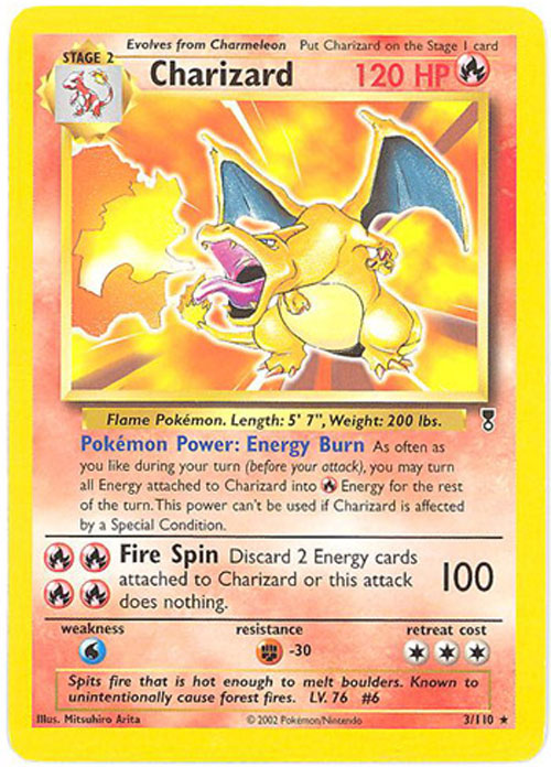 Charizard (3/110), Busca de Cards