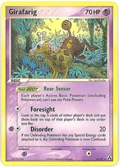 Pokemon Card - Legend Maker 16/92 - GIRAFARIG (rare)