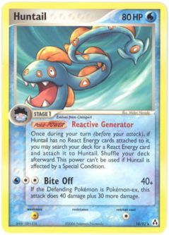 Pokemon Card - Legend Maker 18/92 - HUNTAIL (rare)