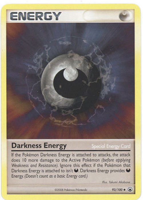 Pokemon Card - Majestic Dawn 93/100 - DARKNESS ENERGY (uncommon)