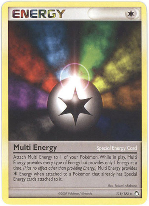 Pokemon Card - Mysterious Treasures 118/123 - MULTI ENERGY (rare)