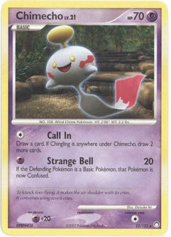 Pokemon Card - D&P: Mysterious Treasures 22/123 - CHIMECHO Lv.21 (rare)