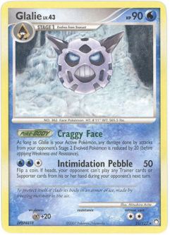 Pokemon Card - Mysterious Treasures 25/123 - GLALIE Lv.43 (rare)