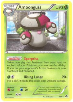 Pokemon Card - Next Destinies 9/99 - AMOONGUSS (rare)