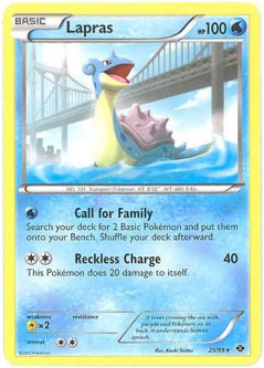 Pokemon Card - Next Destinies 25/99 - LAPRAS (rare)
