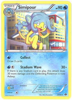 Pokemon Card - Next Destinies 29/99 - SIMIPOUR (rare)