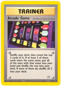 Pokemon Card - Neo Genesis 83/111 - ARCADE GAME (rare)