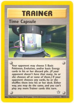 Pokemon Card - Neo Genesis 90/111 - TIME CAPSULE (rare)
