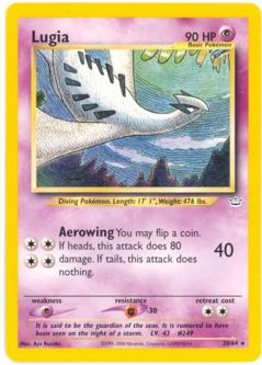 Pokemon Card - Neo Revelation 20/64 - LUGIA (rare)