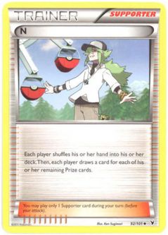 Pokemon Card - B&W: Noble Victories 92/101 - N (uncommon)