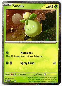 Pokemon Card - Scarlet & Violet Promo SVP023 - SMOLIV (holo-foil)
